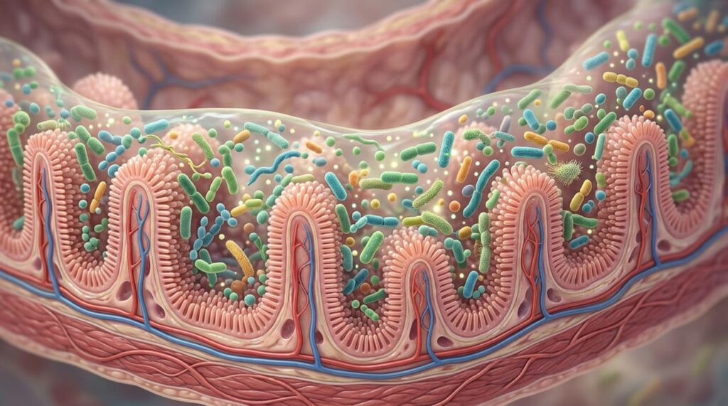 De quais nutrientes o intestino precisa para manter a flora saudável e em quais alimentos eles são encontrados?