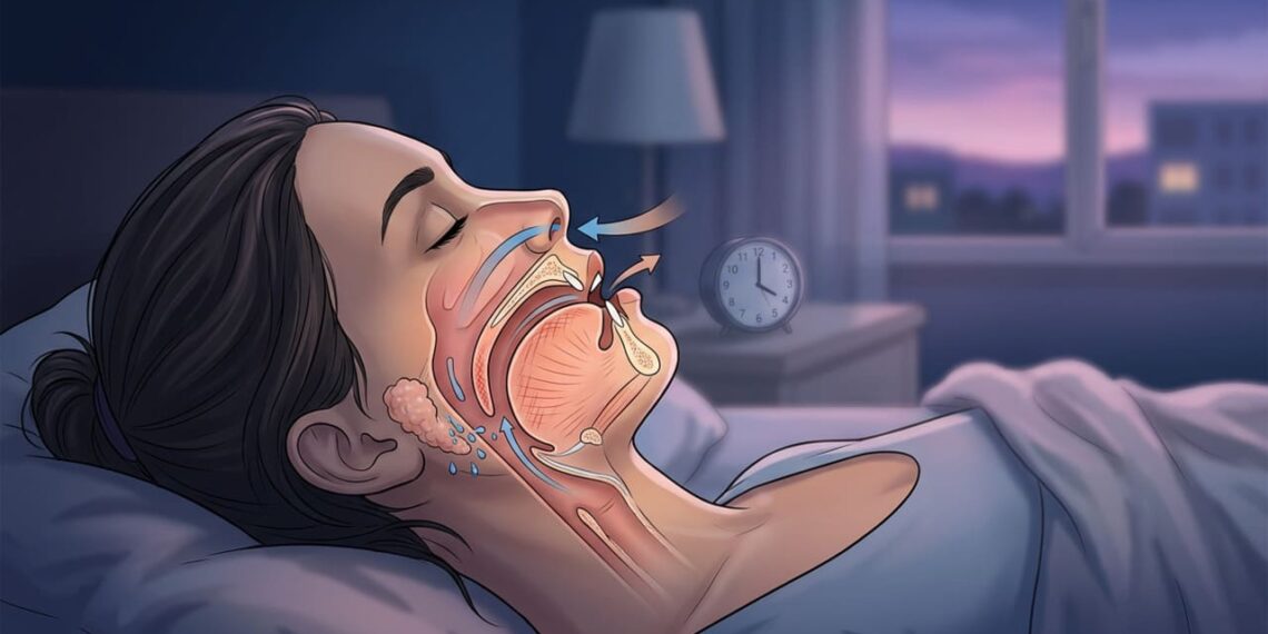 É por isso que você acorda à noite com a boca completamente seca