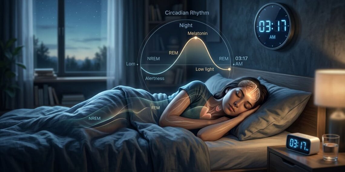 É por isso que você acorda de madrugada sempre no mesmo horário