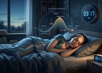 É por isso que você acorda de madrugada sempre no mesmo horário