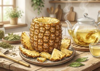 Quais são as propriedades curativas do chá de casca de abacaxi?