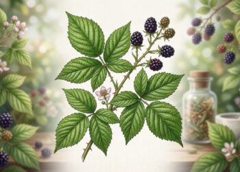 Quais são as propriedades curativas das folhas de amora?