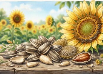 Quais as propriedades curativas das sementes de girassol?