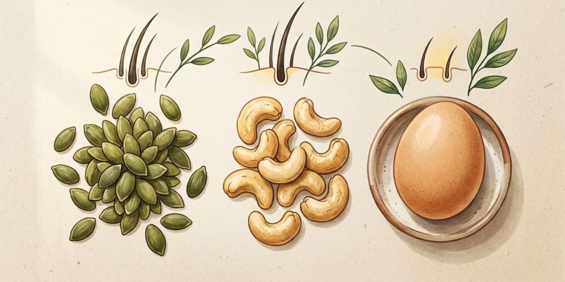 Qual a relação entre o zinco e a queda de cabelo