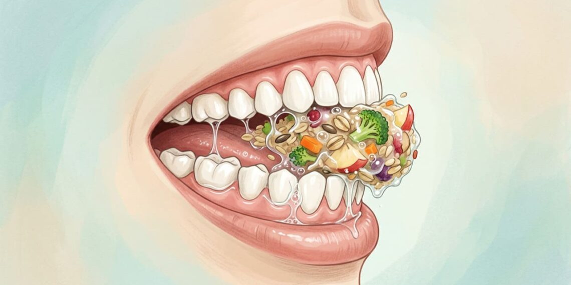 A mastigação desempenha um papel decisivo na digestão e na absorção de nutrientes essenciais