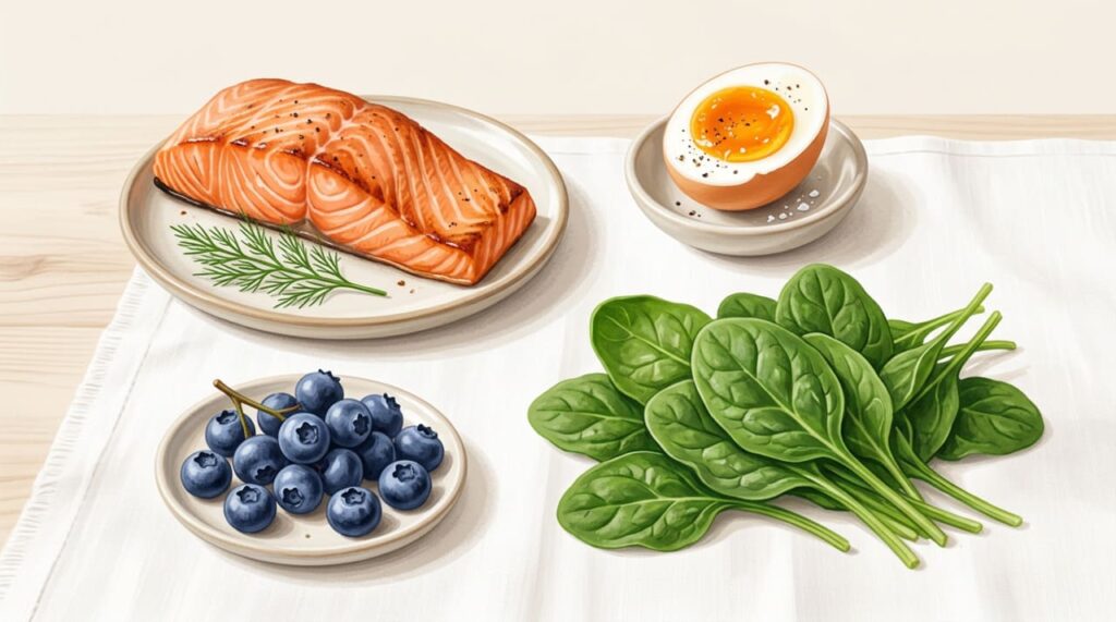 Substâncias naturais que auxiliam na recuperação da memória após períodos de estresse intenso e onde encontrá-las nos alimentos