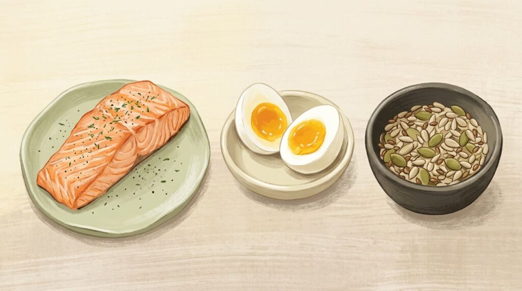 De quais nutrientes o cérebro precisa para se recuperar do estresse e em quais alimentos eles são encontrados?