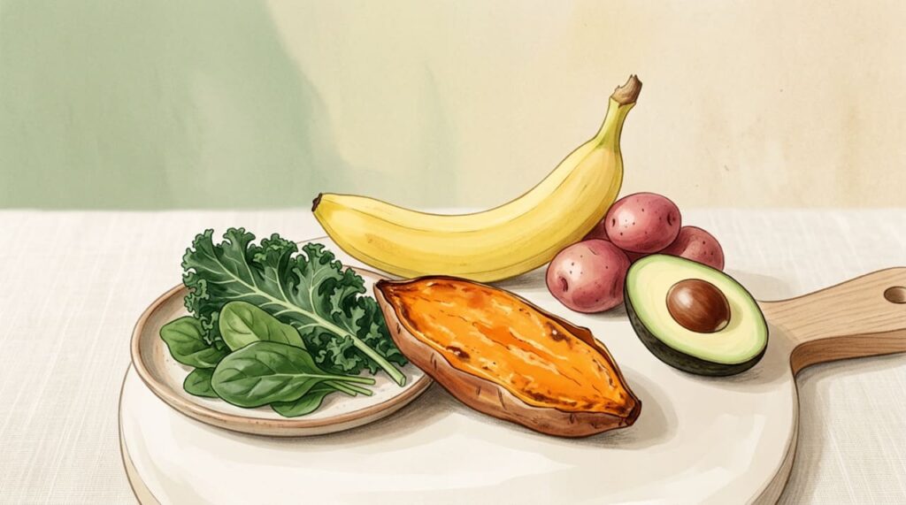 É assim que o corpo sinaliza a falta de potássio além das câimbras musculares