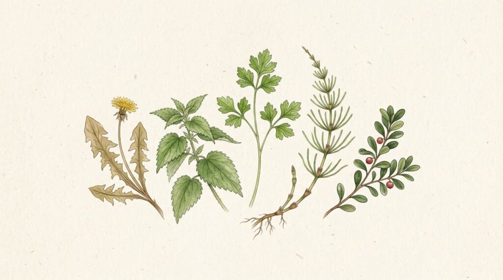 5 ervas para os rins funcionarem normalmente e ficarem livres de doenças