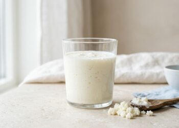 Qual é a bebida rica em nutrientes que ajuda a proteger o intestino durante o envelhecimento