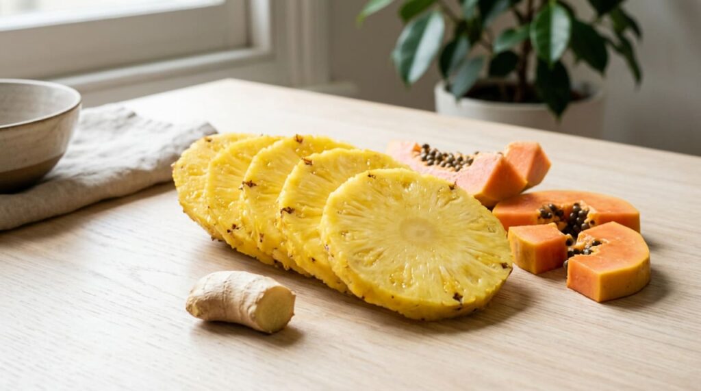 Alimentos que ajudam na digestão de proteínas e na produção de enzimas