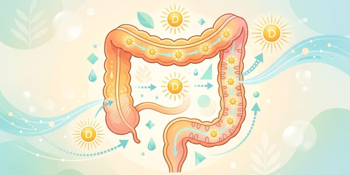A falta de vitamina D não se deve apenas à pouca exposição ao sol, mas sim à inflamação intestinal que bloqueia sua absorção