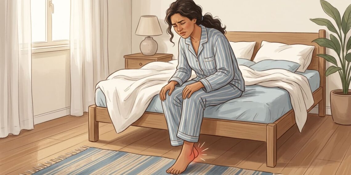 Dor no calcanhar ao pisar pela manhã pode ser fascite plantar