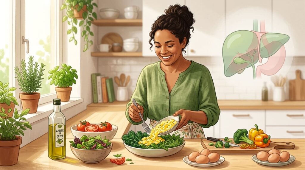 Os melhores nutrientes para a saúde do fígado e como incluí-los na alimentação do dia a dia