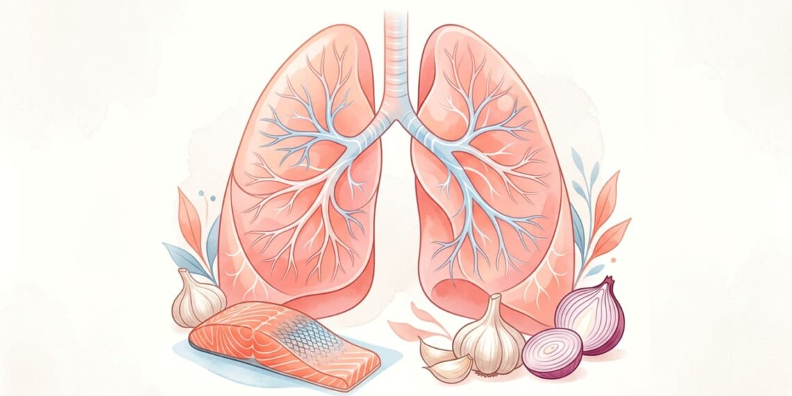 Substâncias naturais que auxiliam na recuperação dos pulmões após infecções e onde encontrá-las nos alimentos
