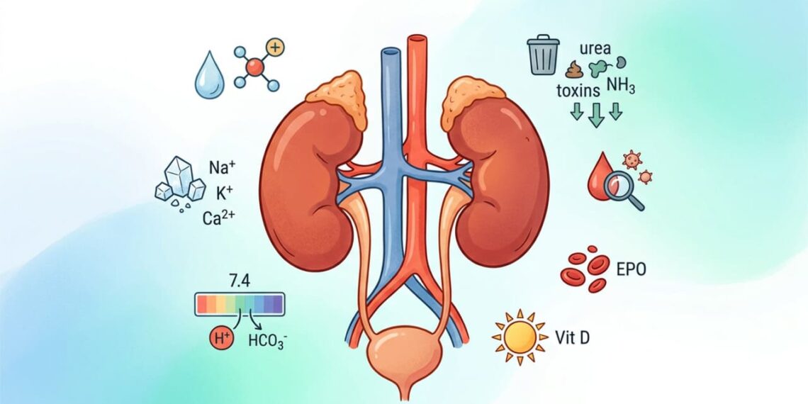 O rim é o nosso principal regulador do equilíbrio interno por uma razão que vai além da filtração da urina