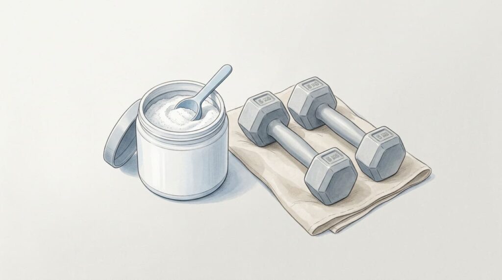 O que acontece com a densidade óssea quando você toma creatina, o suplemento alimentar que melhora o desempenho atlético?