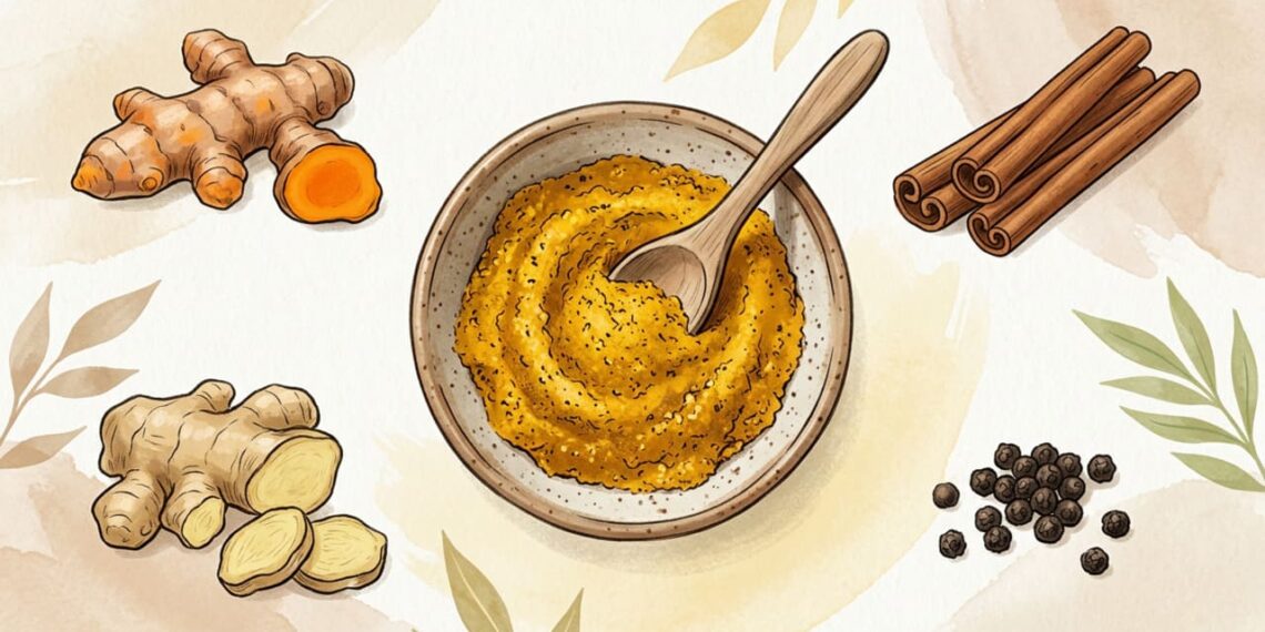 Uma mistura anti-inflamatória natural que surge como uma alternativa alimentar e é comprovada cientificamente