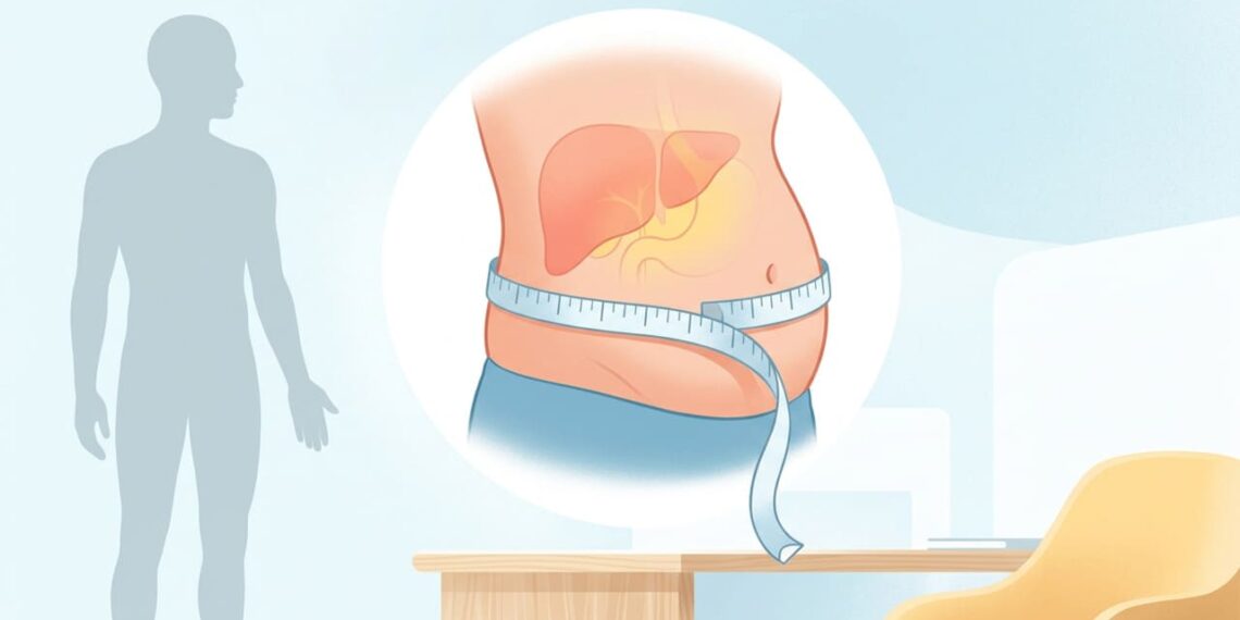 Como saber se a barriga inchada apresenta risco de gordura no fígado ou apenas inflamação