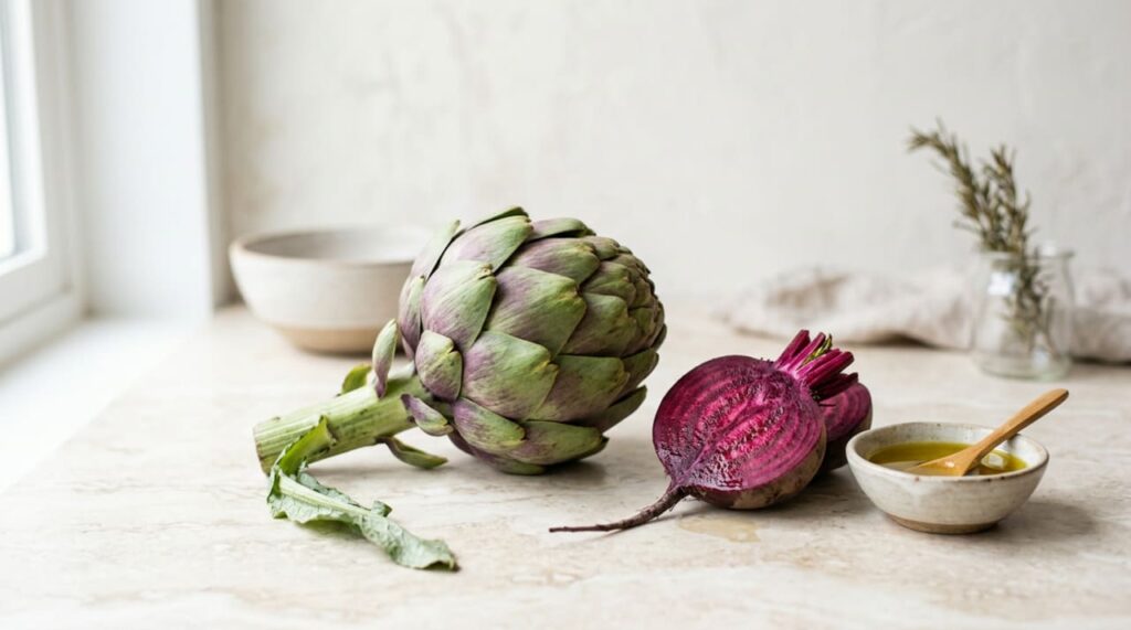 Alimentos que estimulam a produção de bile e fortalecem o fígado