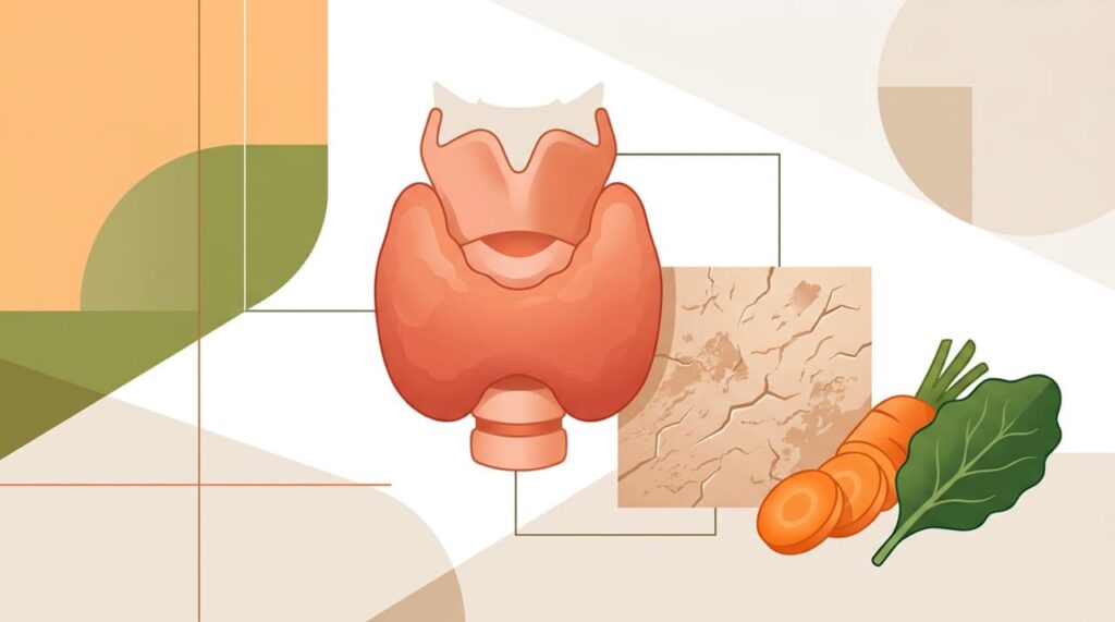 A pele seca não é apenas resultado do clima ou da falta de hidratação; pode ser um sinal de hipotireoidismo ou deficiência de vitamina A