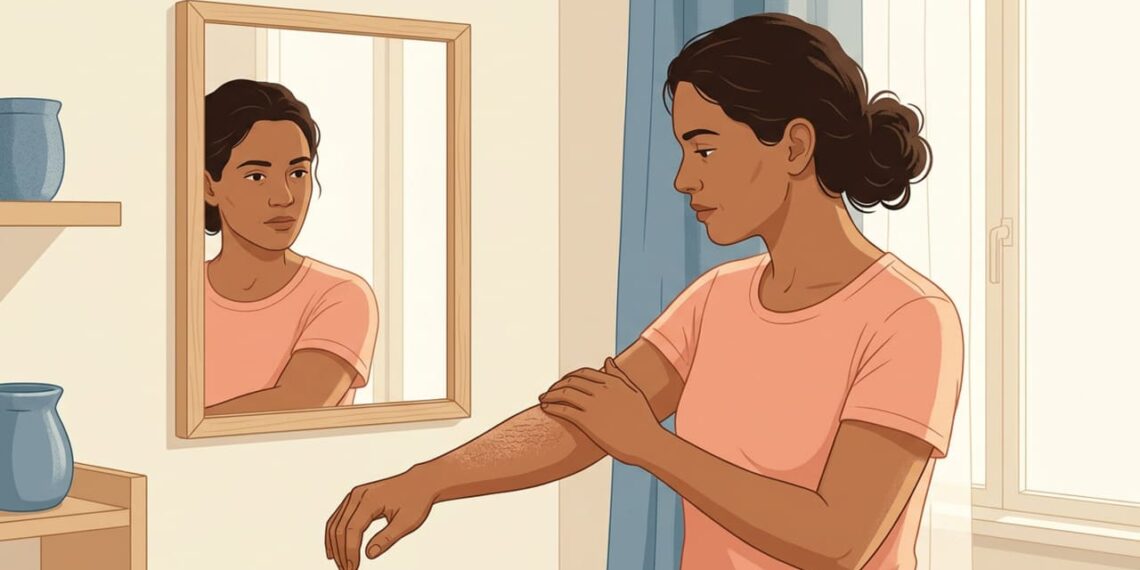 A pele seca não é apenas resultado do clima ou da falta de hidratação; pode ser um sinal de hipotireoidismo ou deficiência de vitamina A