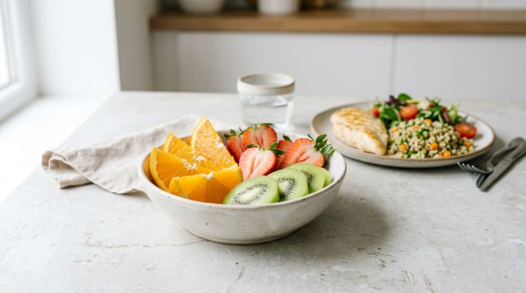 Comer fruta depois da refeição engorda