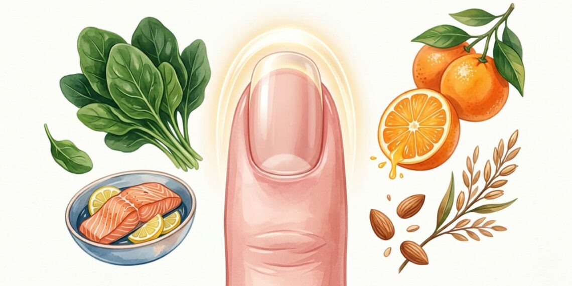 Quais nutrientes estão em falta quando as unhas quebram com facilidade e crescem lentamente?