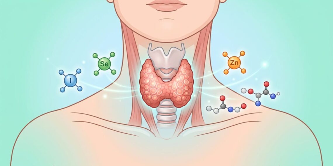 Os melhores nutrientes para a saúde da tireoide e como identificar deficiências antes do diagnóstico formal