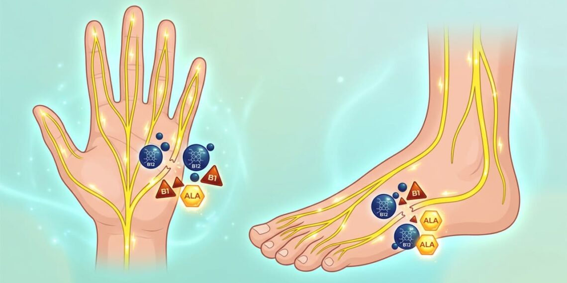 As melhores vitaminas para a saúde dos nervos periféricos e como reverter o formigamento com alimentação