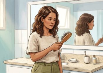 Quais vitaminas estão em falta quando o cabelo cai mais do que o normal