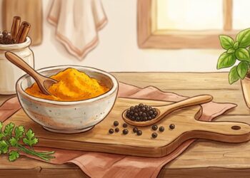 Se você tomar cúrcuma com pimenta-do-reino, aumentará a absorção de curcumina e reduzirá a inflamação no corpo