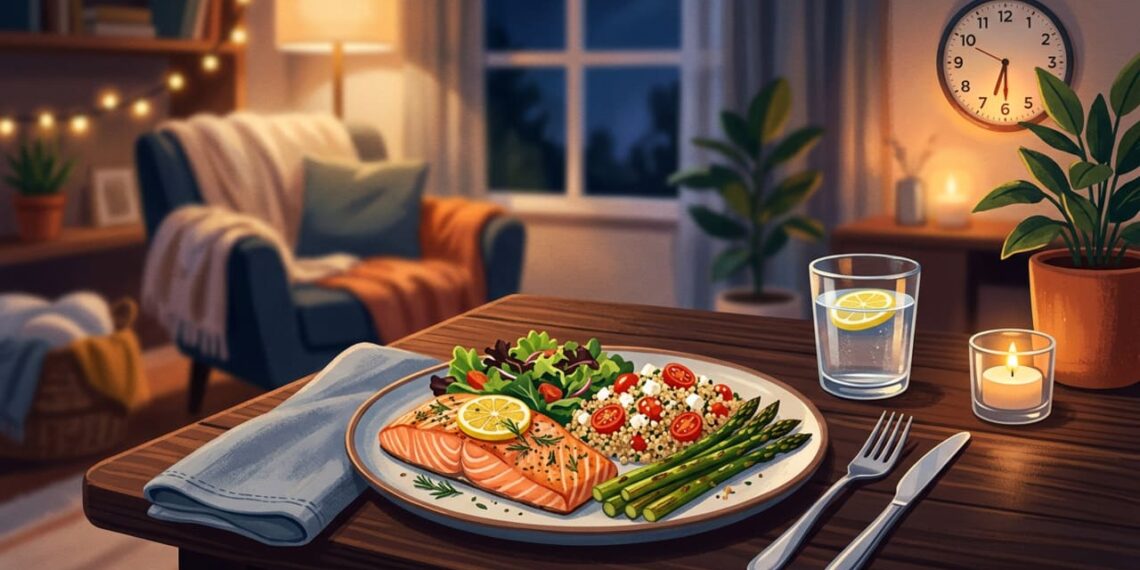 A que horas você deve fazer a última refeição para acordar sem inchaço às 7 da manhã?