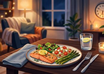 A que horas você deve fazer a última refeição para acordar sem inchaço às 7 da manhã?