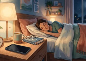 A que horas você deve parar de usar o celular para acordar revigorado e descansado às 7 da manhã?