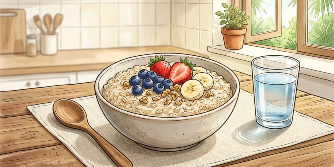 O que a aveia em jejum faz ao colesterol e à microbiota intestinal