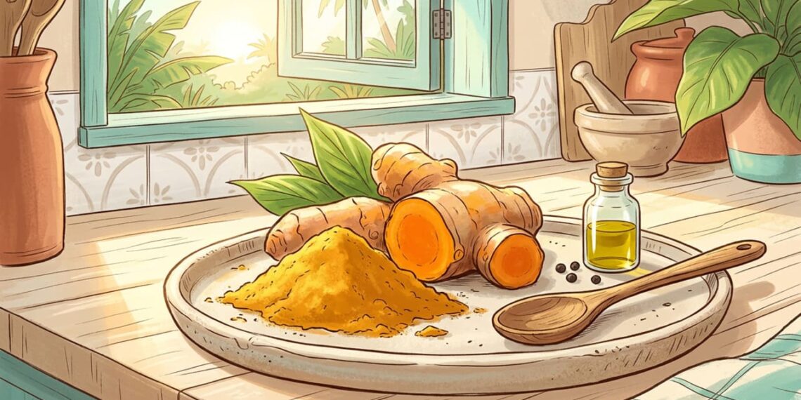 O que a cúrcuma em jejum faz ao fígado e à inflamação sistêmica