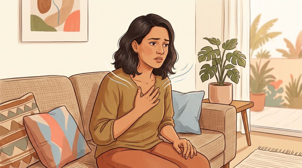 Como é a dor no peito causada pela ansiedade e como diferenciá-la de um problema cardíaco?