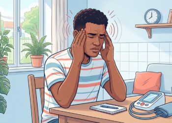 Como é a dor de cabeça causada pela pressão alta