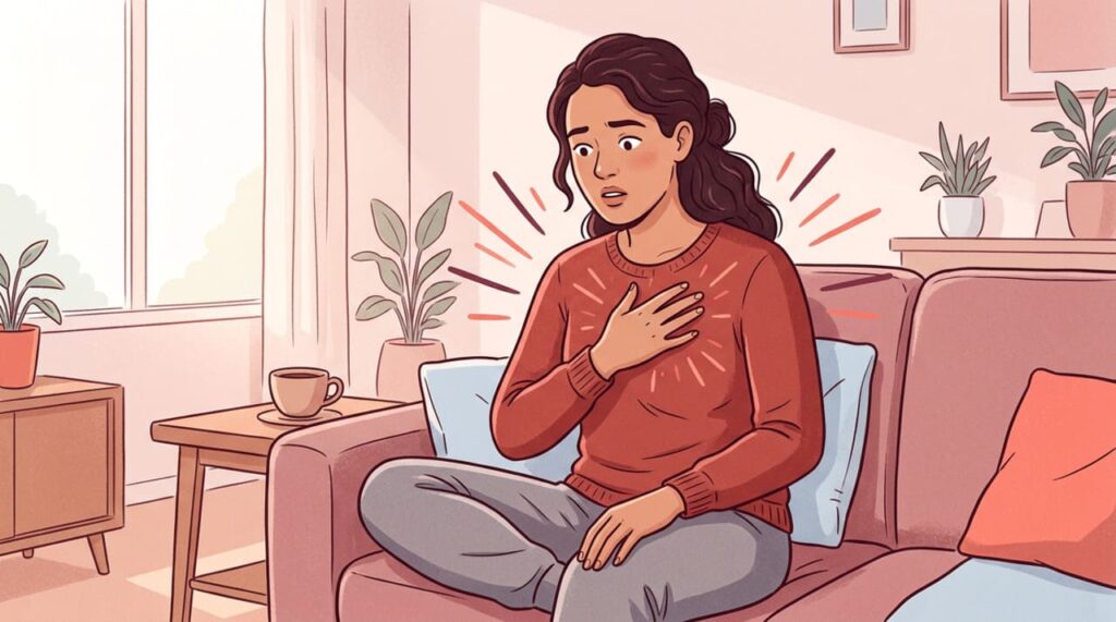 Palpitações no coração fora do esforço físico: quando manter a calma e quando procurar atendimento médico imediatamente