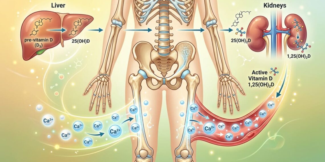 A falta de cálcio não se deve ao baixo consumo de laticínios, mas sim à deficiência de vitamina D que impede sua absorção