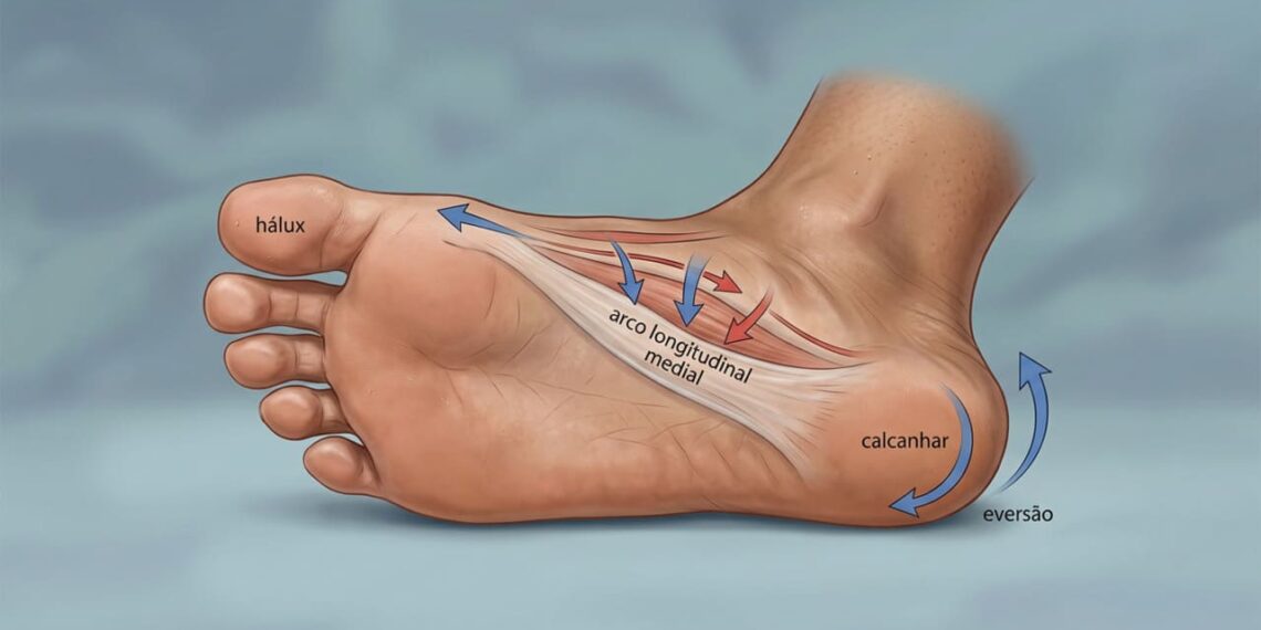 Existem muitas patologias do joelho cuja origem não está no joelho em si, mas sim na falta de funcionalidade e estabilidade do pé