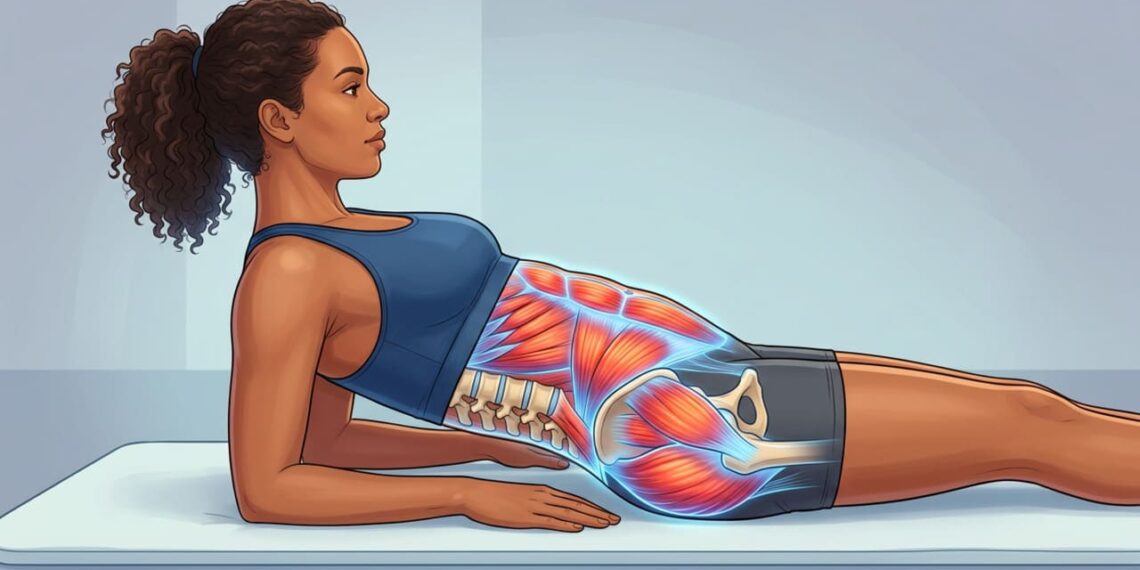 Existem muitas dores na coluna cuja origem não está nas vértebras em si, mas sim na fraqueza da musculatura do abdômen e do quadril