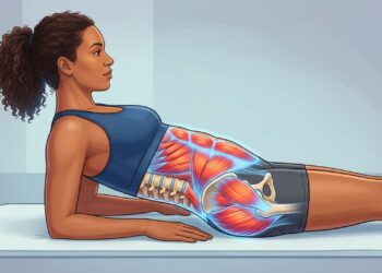 Existem muitas dores na coluna cuja origem não está nas vértebras em si, mas sim na fraqueza da musculatura do abdômen e do quadril