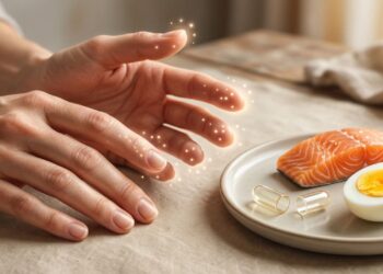 Sentir formigamento nas mãos de vez em quando, como ao acordar em uma posição ruim, nem sempre é sinal de problema. Mas quando a sensação vira algo frequente, repetitivo ou constante, a causa pode ir além da postura. Uma das deficiências mais ligadas a esse sintoma é a de vitamina B12, nutriente essencial para a saúde dos nervos e para o bom funcionamento do sangue. Por que a falta de vitamina B12 causa formigamento A vitamina B12 participa da proteção dos nervos. Quando ela está baixa, os sinais nervosos podem ficar prejudicados, o que favorece sintomas como dormência, agulhadas e formigamento, principalmente nas mãos e nos pés. Esse quadro pode aparecer aos poucos e ser confundido com má circulação, cansaço ou até com postura inadequada. Por isso, quando o sintoma persiste, vale investigar a causa real. Sinais que podem acompanhar o formigamento O formigamento constante raramente aparece sozinho quando há deficiência de vitamina B12. Outros sinais podem surgir junto e ajudar a levantar essa suspeita. Cansaço frequente Fraqueza sem motivo claro Palidez Dificuldade de equilíbrio Falhas de memória ou confusão Dor ou ardência na língua Cena mostra mãos e suplemento de vitamina B12 ligados ao formigamento persistente Quem tem mais risco de desenvolver essa deficiência A falta de B12 pode acontecer por baixa ingestão, mas também por dificuldade de absorção. Isso significa que nem sempre a pessoa está comendo mal. Em muitos casos, o problema está no intestino, no estômago ou no uso de certos remédios por longos períodos. Idosos Vegetarianos e veganos sem suplementação adequada Pessoas com gastrite autoimune ou anemia perniciosa Quem fez cirurgia bariátrica Usuários prolongados de metformina ou remédios para acidez O que um estudo científico mostra sobre B12 e neuropatia A relação entre vitamina B12 e sintomas nos nervos é sustentada pela literatura científica. Segundo a revisão sistemática com metanálise Association between neuropathy and B-vitamins, publicada no European Journal of Neurology, pessoas com neuropatia periférica apresentaram níveis mais baixos de vitamina B12 do que os grupos de comparação em vários estudos analisados. Esse tipo de evidência não prova que todo formigamento seja causado por deficiência, mas reforça que a B12 deve ser investigada quando o sintoma é persistente. Você pode ler o estudo em PubMed. Identificando a Deficiência de Vitamina B12 através do Formigamento Quando o sintoma merece atenção médica Formigamento constante nas mãos não deve ser ignorado, principalmente quando dura semanas, piora com o tempo ou vem junto com fraqueza, perda de força, cansaço intenso ou dificuldade para caminhar. Nesses casos, o ideal é procurar avaliação médica para investigar vitamina B12 e outras possíveis causas. Para complementar a leitura, veja também este conteúdo interno do Tua Saúde sobre o tema neste link. Atenção: este conteúdo é apenas informativo e não substitui a avaliação de um médico. Se o formigamento é frequente, persistente ou vem acompanhado de outros sintomas, procure orientação médica profissional.