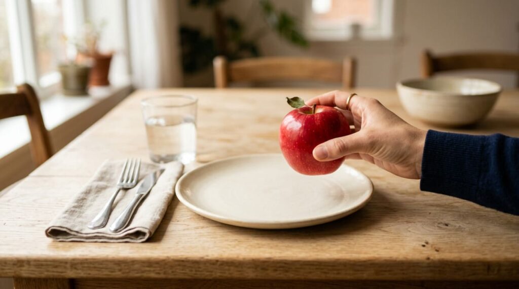 A maçã funciona muito bem para reduzir a fome entre as refeições