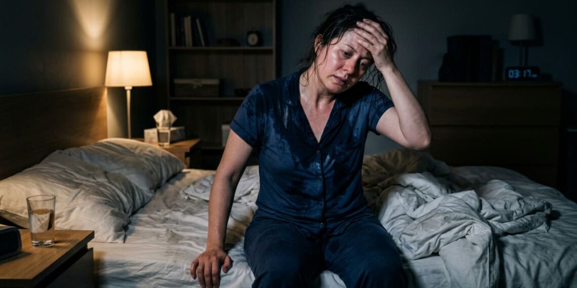 Suor noturno excessivo pode ser sinal de problemas na tireoide ou no fígado