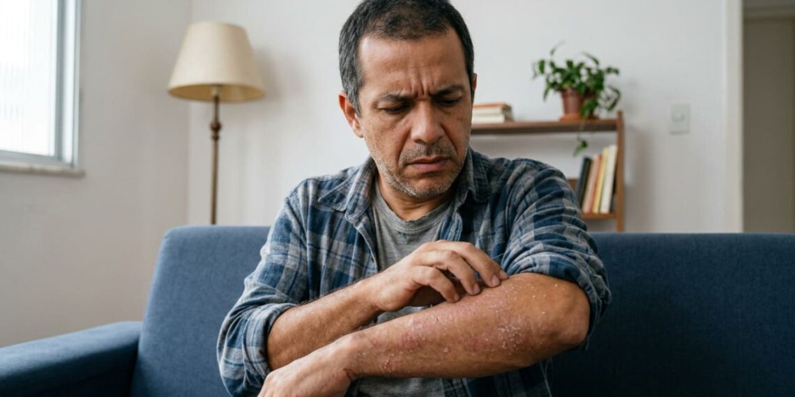 Pele coçando e manchas secas podem ser sinal de problemas nos rins