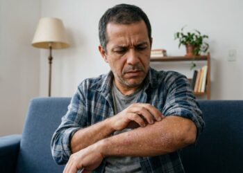 Pele coçando e manchas secas podem ser sinal de problemas nos rins