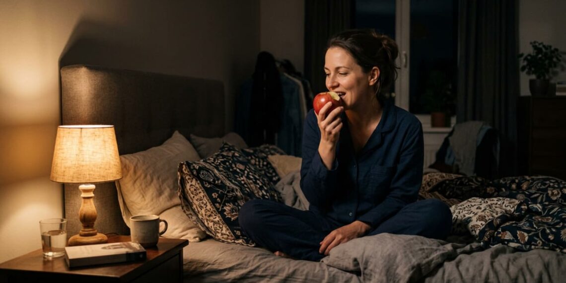 Maçã à noite pode ajudar no controle da glicose durante o sono